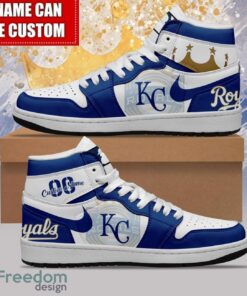 Kansas City Royals Custom Name Number Limited Air Jordan Hightop Shoes Men Women Gift