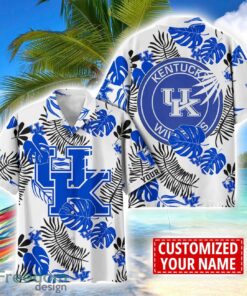 Kentucky Wildcats Aloha Hawaiian Shirt Custom Name Summer Gift Holiday Team Shirt