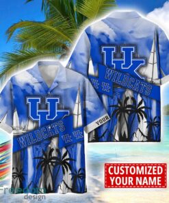 Kentucky Wildcats Hawaii Shirt Custom Name Sports Team Beach Shirt