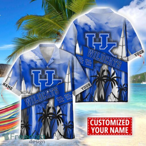 Kentucky Wildcats Hawaii Shirt Custom Name Sports Team Beach Shirt Product Photo 1