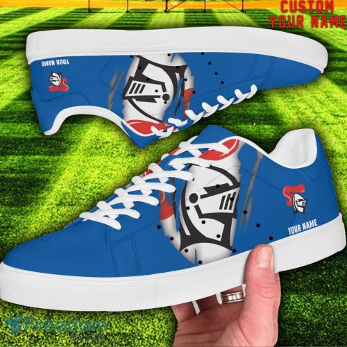 Knights NRL Custom Name Unique Gift Low Top Skate Shoes Gifts For Fans Product Photo 2