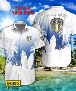 Leeds United F.C Combo Hawaiian Shirt And Shorts Surfboards Coconut Custom Name For Fans