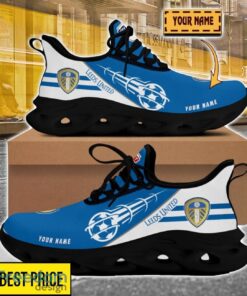 Leeds United F.C Custom Name Sneakers Limited Max Soul Shoes For Men Women Product Photo 2