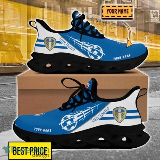 Leeds United F.C Custom Name Sneakers Limited Max Soul Shoes For Men Women Product Photo 2