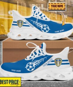 Leeds United F.C Custom Name Sneakers Limited Max Soul Shoes For Men Women Product Photo 1