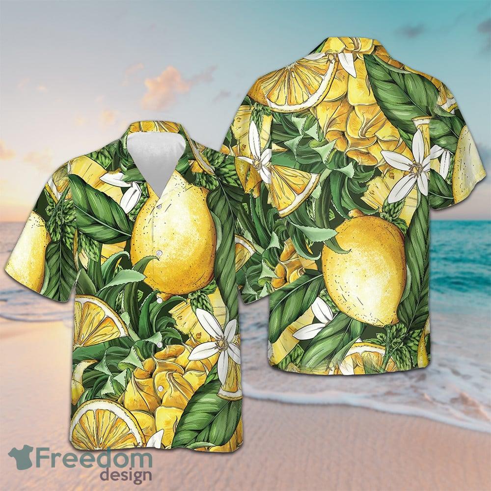 Lemon And Pineapple Hawaiian Shirt Cool Design Men's Summer Shirts Sale - Lemon And Pineapple Hawaiian Shirt Cool Design Men's Summer Shirts Sale