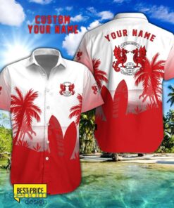 Leyton Orient Combo Hawaiian Shirt And Shorts Surfboards Coconut Custom Name For Fans