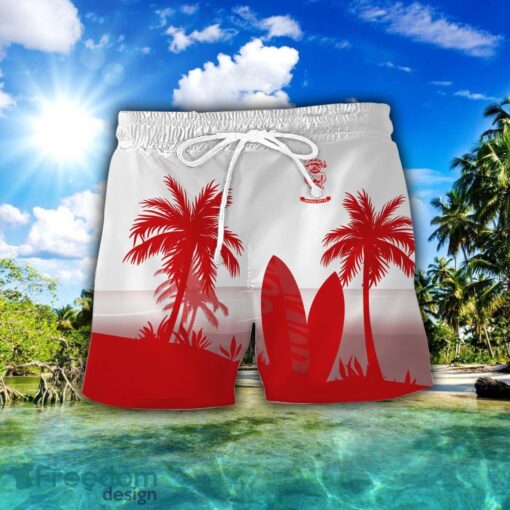 Lincoln City F.C Combo Hawaiian Shirt And Shorts Surfboards Coconut Custom Name For Fans Product Photo 2