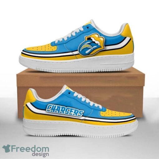 Los Angeles Chargers Air Force Shoes Sexy Lips AF1 For Men And Women Product Photo 1