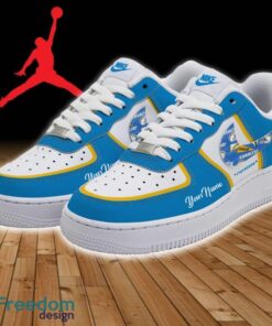 Los Angeles Chargers NFL Air Force 1 Shoes For Men Women Fans Gift AF1 Sneaker Custom Name - Los Angeles Chargers Personalized NFL Air Force 1 Shoes_3