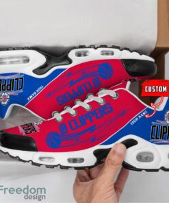 Los Angeles Clippers NBA Air Cushion Sports Shoes Custom Name TN Sneakers For Fans Product Photo 2