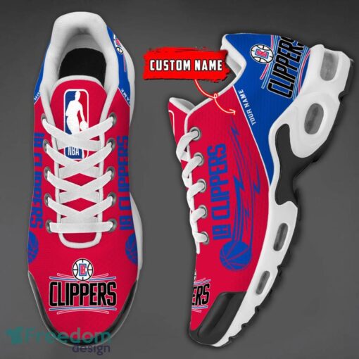 Los Angeles Clippers NBA Air Cushion Sports Shoes Custom Name TN Sneakers For Fans Product Photo 3