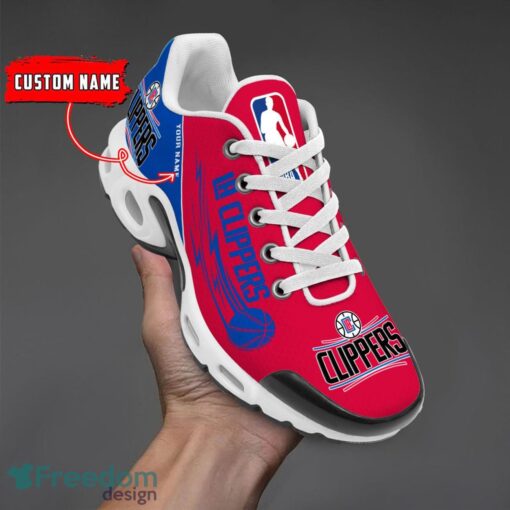 Los Angeles Clippers NBA Air Cushion Sports Shoes Custom Name TN Sneakers For Fans Product Photo 1