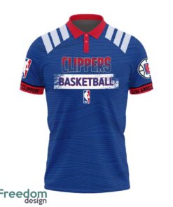 Los Angeles Clippers Style NBA Basketball Team 3D Polo Shirt Product Photo 2