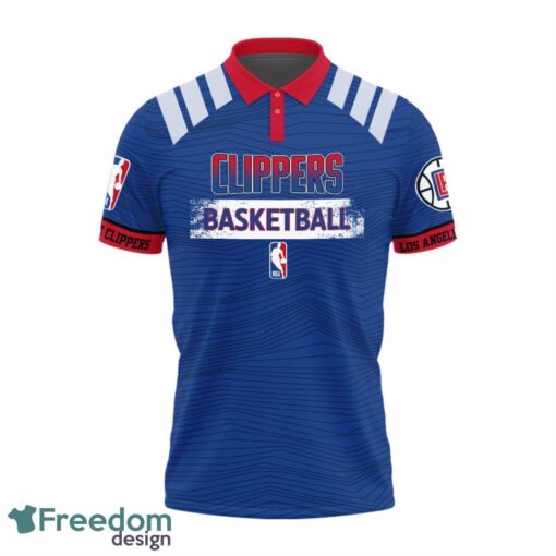 Los Angeles Clippers Style NBA Basketball Team 3D Polo Shirt Product Photo 2