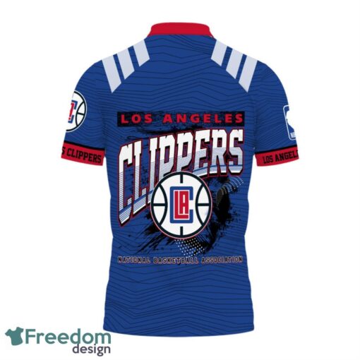 Los Angeles Clippers Style NBA Basketball Team 3D Polo Shirt Product Photo 3