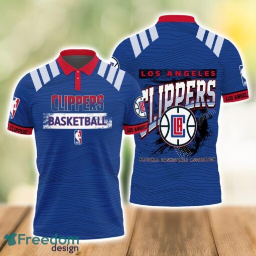 Los Angeles Clippers Style NBA Basketball Team 3D Polo Shirt Product Photo 1