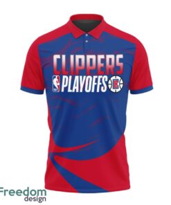 Los Angeles Clippers Style NBA Basketball Team 3D Polo Shirt Sport Fans Gift Product Photo 2