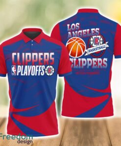 Los Angeles Clippers Style NBA Basketball Team 3D Polo Shirt Sport Fans Gift Product Photo 1