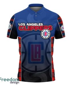 Los Angeles Clippers Style NBA Basketball Team Black 3D Polo Shirt new Designs For Fans