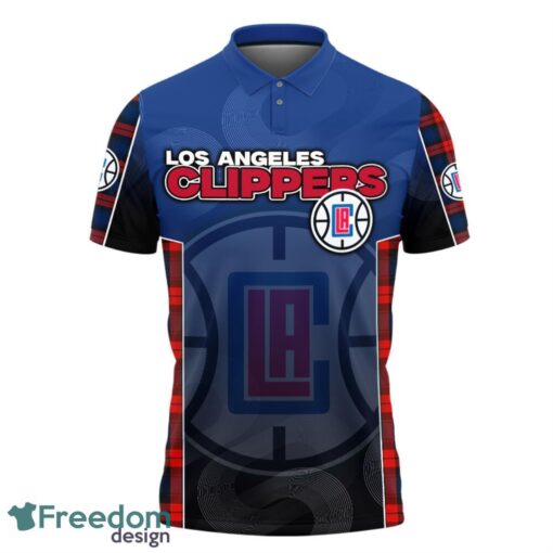 Los Angeles Clippers Style NBA Basketball Team Black 3D Polo Shirt new Designs For Fans Product Photo 1