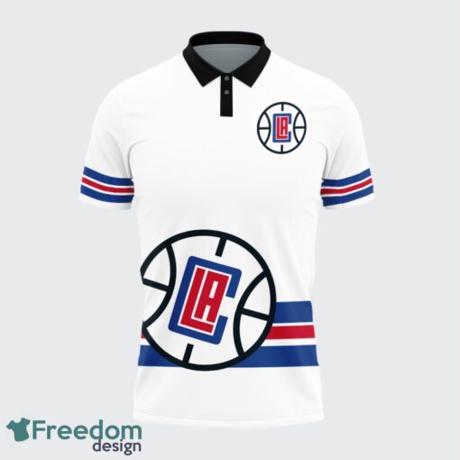 Los Angeles Clippers Style NBA Basketball Team Black 3D Polo Shirt Special For Fans Product Photo 2