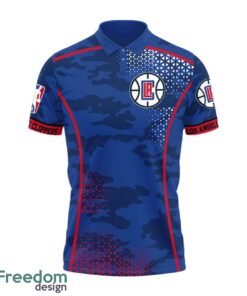 Los Angeles Clippers Style NBA Playoffs Team Basketball 2024 Polo Shirt Product Photo 2