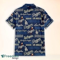 Los Angeles Dodgers MLB Hawaii All Printed Logo 3D Hawaiian Shirt And Shorts For Team Product Photo 2