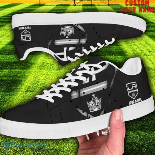 Los Angeles Kings NHL Custom Name Unique Gift Low Top Skate Shoes Gifts For Fan Product Photo 2