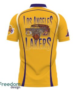 Los Angeles Lakers Style NBA 3D Polo Shirt Gift For Men Father's Day Gift Product Photo 3