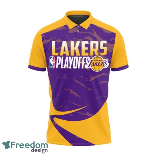 Los Angeles Lakers Style NBA Basketball Team 3D Polo Shirt Sport Fans Gift