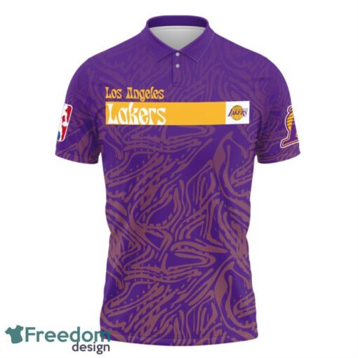 Los Angeles Lakers Style NBA Champs Special Designs 3D Polo Shirt Product Photo 2