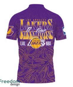 Los Angeles Lakers Style NBA Champs Special Designs 3D Polo Shirt Product Photo 3