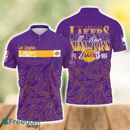 Los Angeles Lakers Style NBA Champs Special Designs 3D Polo Shirt Product Photo 1