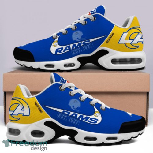 Los Angeles Rams Est.1937 Custom Name Air Cushion Sneakers For Men And Women Product Photo 1