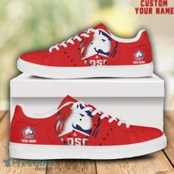 LOSC Lille L1 Custom Name Unique Gift Low Top Skate Shoes Gifts For Fans Product Photo 1