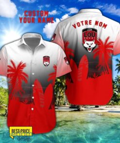 Lyon OU Combo Hawaiian Shirt And Shorts Surfboards Coconut Custom Name For Fans