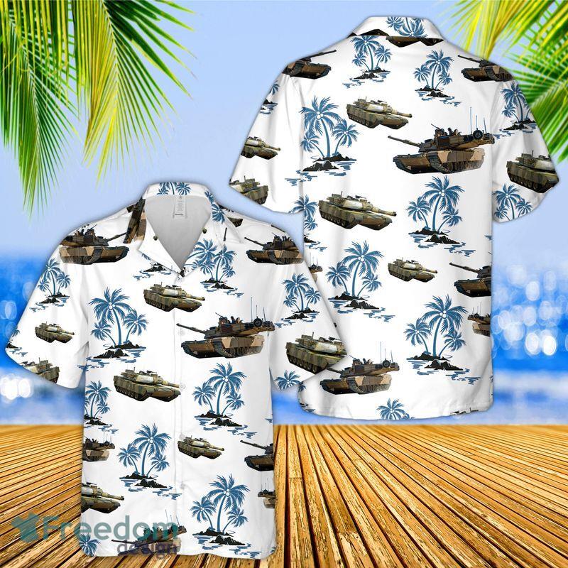 M1A2 Abrams Hawaiian Shirt - M1A2 Abrams Hawaiian Shirt