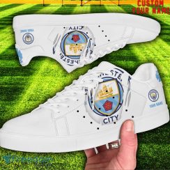 Manchester City EPL Custom Name Unique Gift Low Top Skate Shoes For Man And Woman Product Photo 2