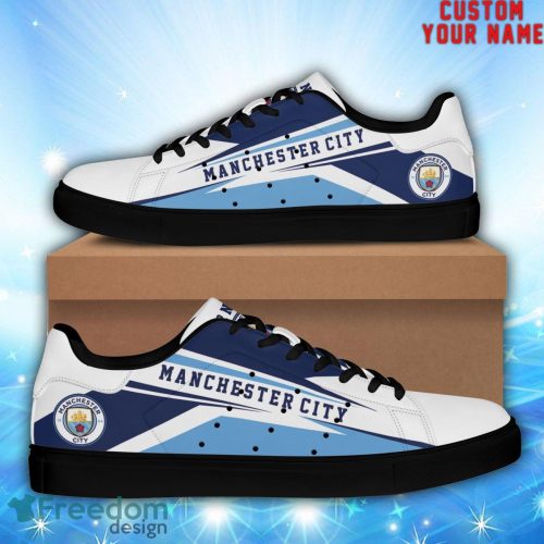 Manchester City New Custom Name Unique Gift Skate Shoes For Football Fan Product Photo 3