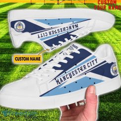 Manchester City New Custom Name Unique Gift Skate Shoes For Football Fan Product Photo 1