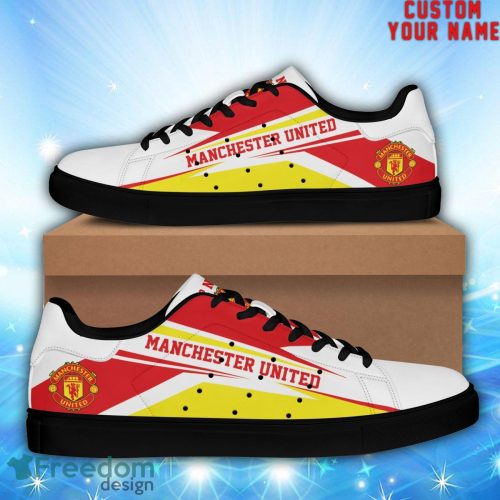 Manchester United New Custom Name Unique Gift Skate Shoes For Football Fan Product Photo 3