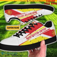 Manchester United New Custom Name Unique Gift Skate Shoes For Football Fan Product Photo 4