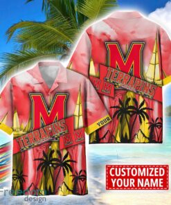 Maryland Terrapins Hawaii Shirt Custom Name Sports Team Beach Shirt