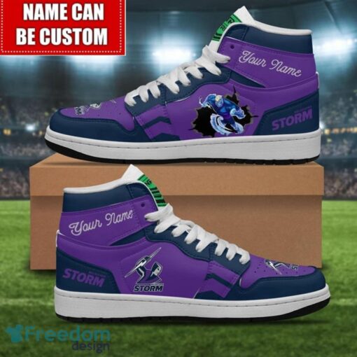 Melbourne Storm Custom Name Limited Air Jordan Hightop Shoes Men Women Gift Product Photo 1