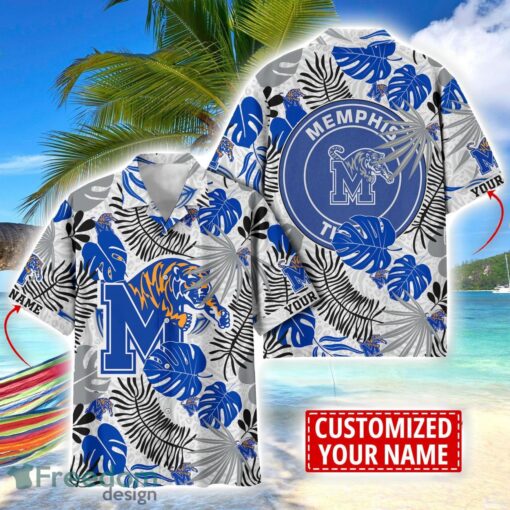 Memphis Tigers Aloha Hawaiian Shirt Custom Name Summer Gift Holiday Team Shirt Product Photo 1