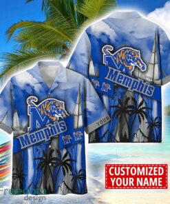 Memphis Tigers Hawaii Shirt Custom Name Sports Team Beach Shirt