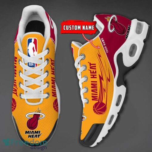 Miami Heat NBA Air Cushion Sports Shoes Custom Name TN Sneakers For Fans Product Photo 3