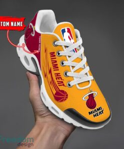 Miami Heat NBA Air Cushion Sports Shoes Custom Name TN Sneakers For Fans