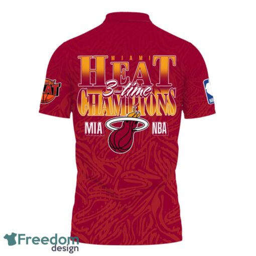 Miami Heat Style NBA Champs Special Designs 3D Polo Shirt Product Photo 3